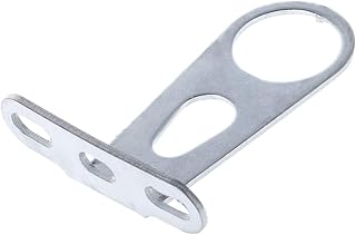 BOBEINI Supporto per Bicicletta Fanale Anteriore Supporto per fanale Posteriore Supporto per cestello per Bici elettriche Grigio#A