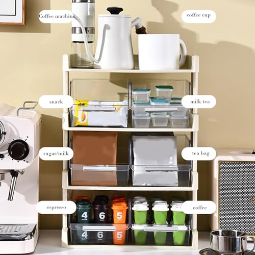 Support de rangement pour dosettes de café idéal pour coin de table