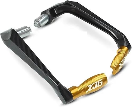 for Yamaha XJ6 N XJ6 Diversion 2009 2010-2015 Motorcycle 78" 22mm Handlebar Grips Guard Brake Clutch Levers Guard Protector (Color Gold)