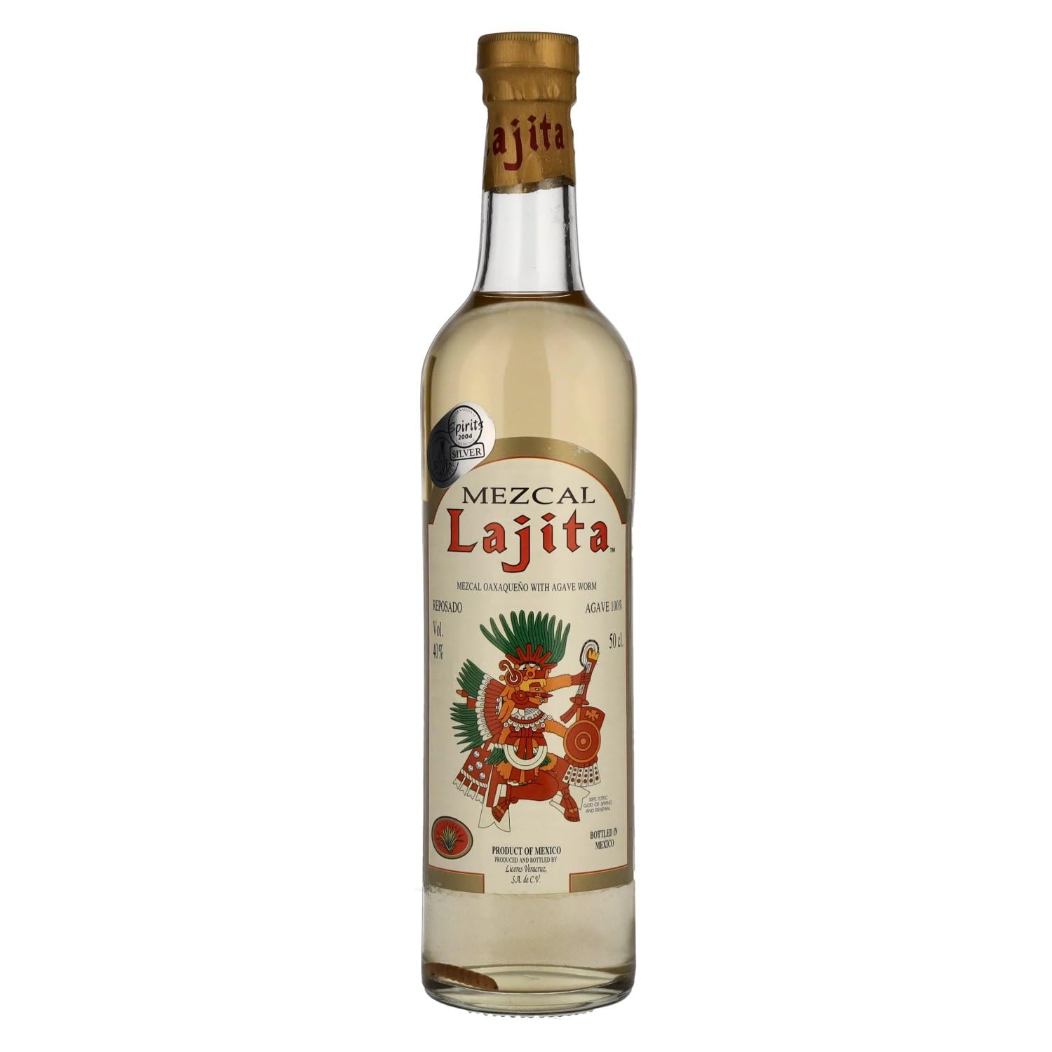 Lajita Mezcal with Agave Worm (1 x 0.5 l)
