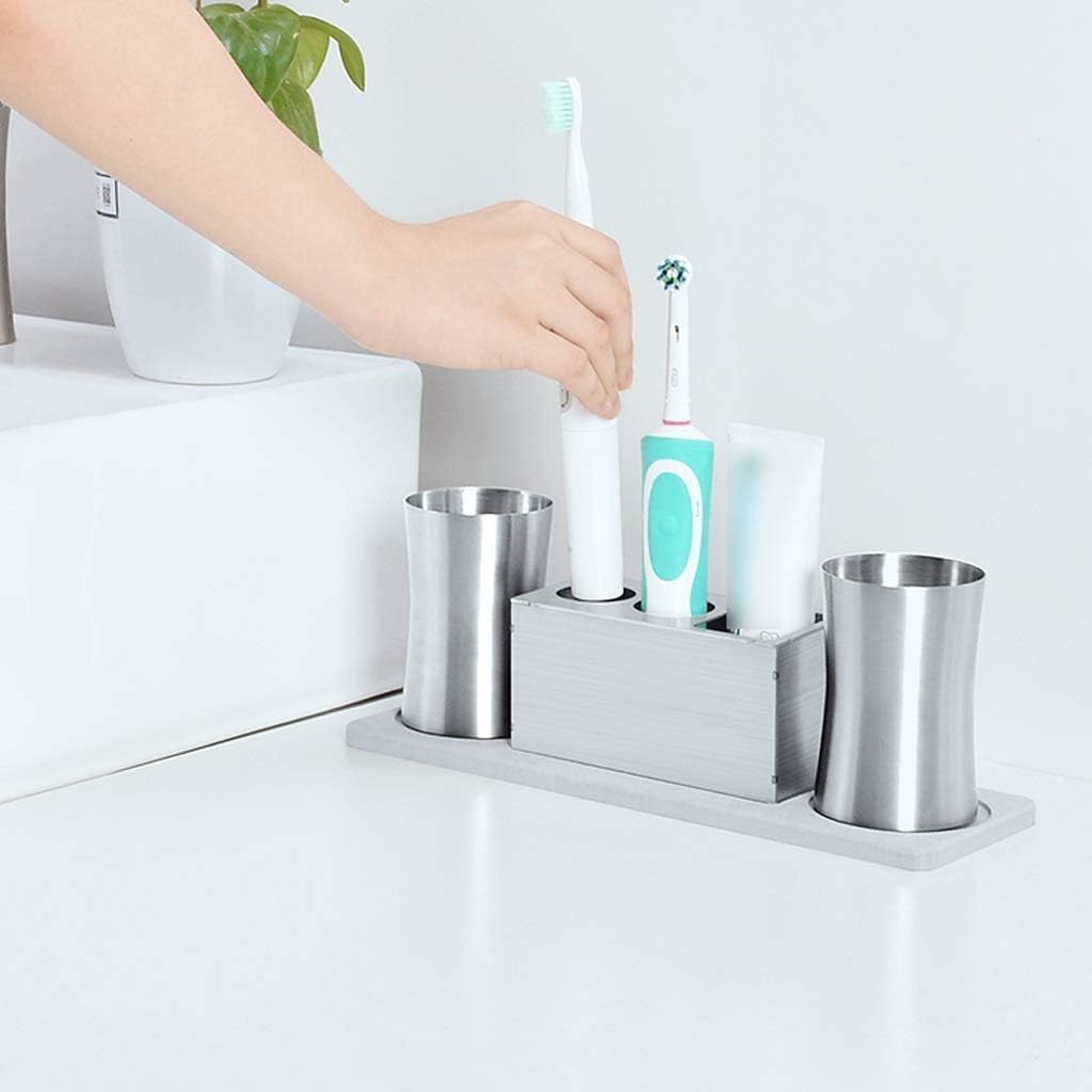 304 Electric Toothpaste Toothbrush Rack Health Function Bathroom Toothbrush Cup Set