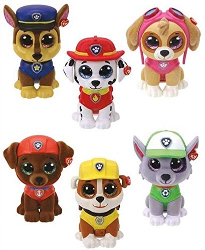 Miniatura Patrulha Canina Beanie Boos Colecionáveis Surpresa