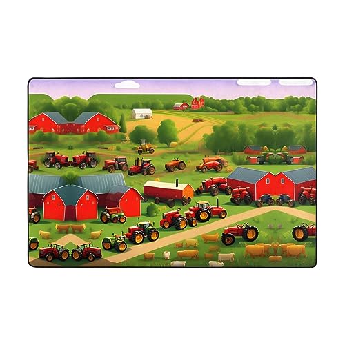 Tapis super doux pour salon tracteur idée cadeau anniversaire - 2