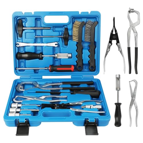 KAISAL 15-TLG Bremstrommel Werkzeug Satz Kfz Trommelbremse Werkzeug für...