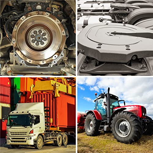 AtomLube Ultra Heavy Duty Red Grease | Wheel Bearing Grease for Semi Truck Accessories | Waterproof & High Temp Lubricant for Metal Surfaces, 2-Pack of 16 oz Jars