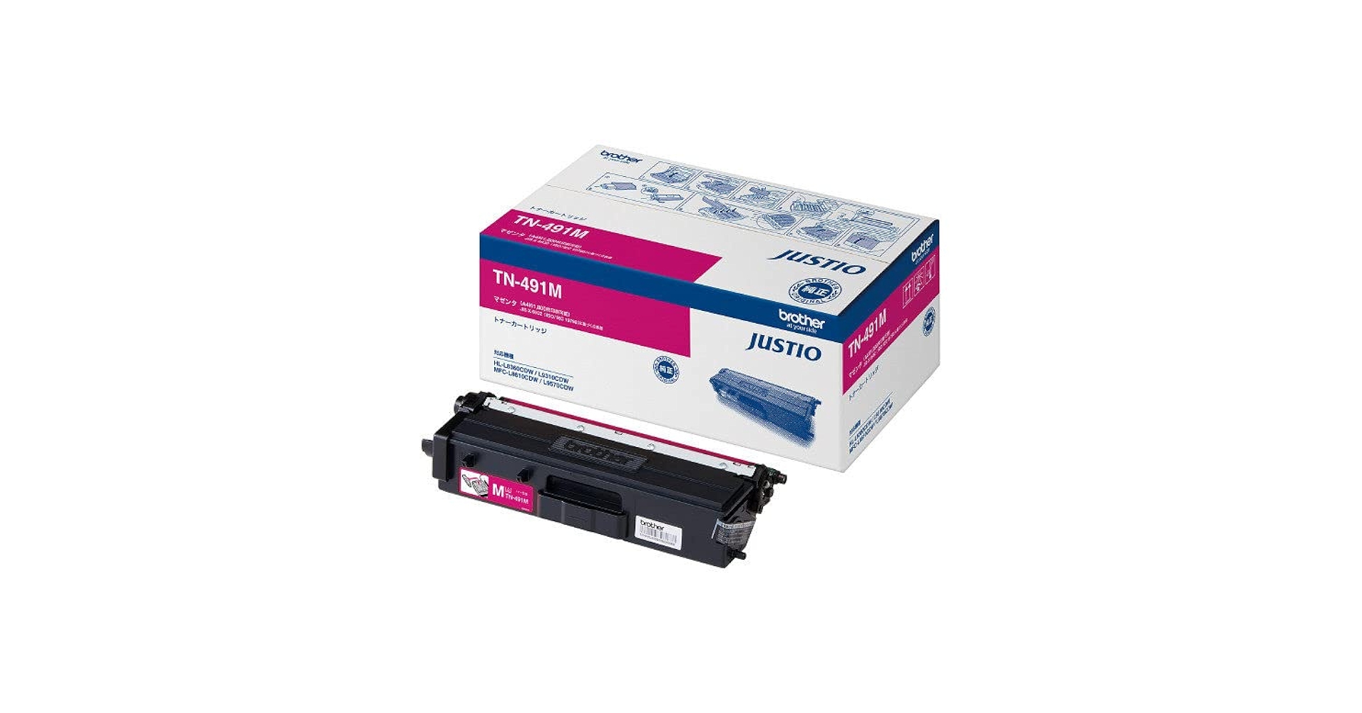 Amazon | 【純正品】 ブラザー トナーカートリッジ TN-491 M