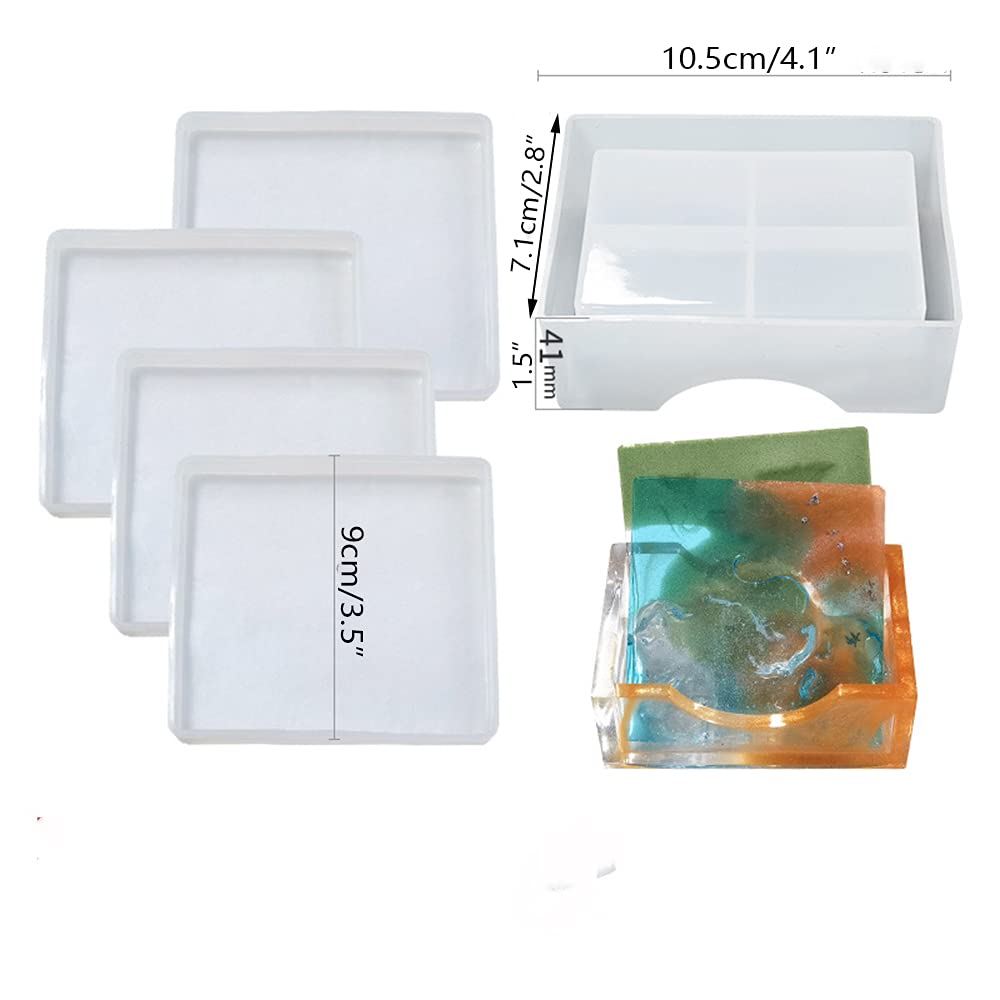 Homoyoyo Moules En Silicone Pour Dessous De Verre En Béton