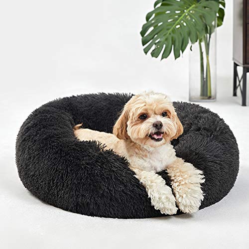 Washable Dog Round Bed Small, Donut Dog Bed