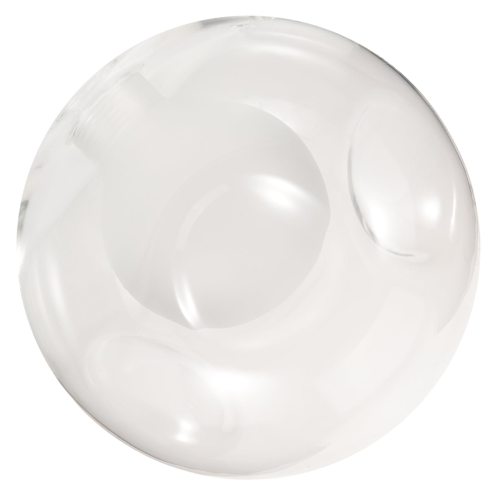 Hemobllo Glass Lampshade G9 Base 150mm Diameter Decorative Pendant Lamp Shade for Ceiling Light Fixtures Living Room Molecular Lighting Replacement Glass Shades