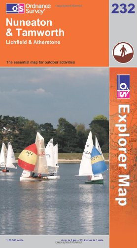 OS Explorer map 232 : Nuneaton & Tamworth
