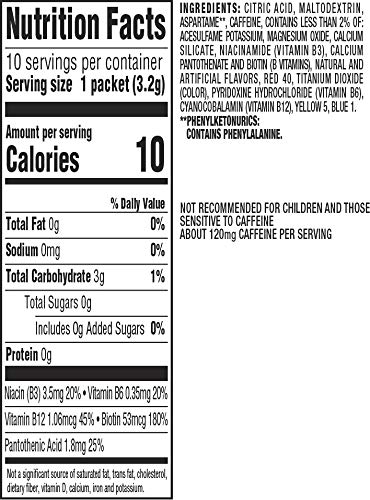 Happy Belly Drink Mix Singles, Strawberry with Caffeine, (Previously Solimo) 1.1 ounce (Pack of 4) - Image 4