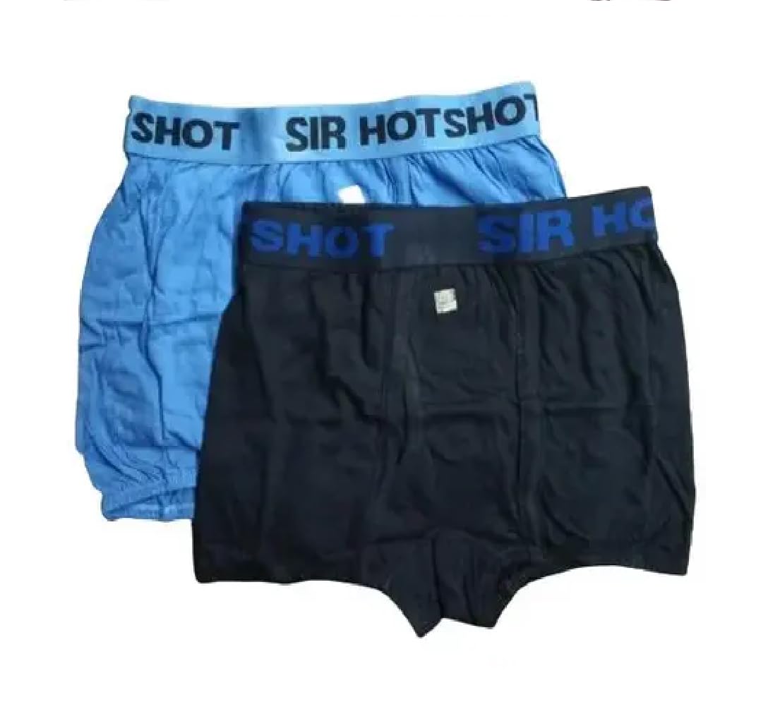 2 Set Gents Trunks Soft Underwear | Cotton Trunk for Men | Attractive Solid Colors-image-1
