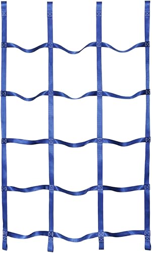 Red de escalada para niños al aire libre  Red de carga de escalada  71 x 43 pulgadas escalera de cuerda de poliéster para gimnasios de la selva,