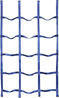 Climbing Net for Kids Outdoor - Climbing Cargo Net,71''x43'' Net with Hooks, Treehouse Jungle Gyms Climbing Rope Net, Warrior Slackline Xinxi
