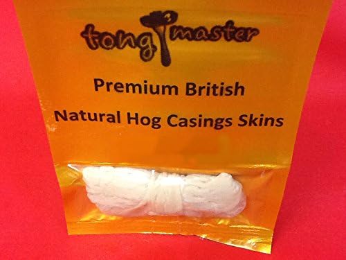 British Natural Hickory Smoked Skins Casings Hog 34/38 5m Over 16ft