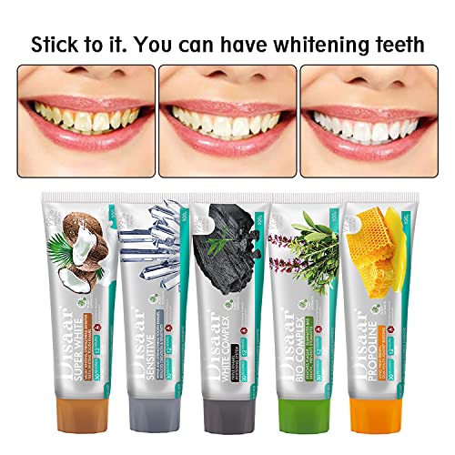 DISAAR BEAUTY Própoline mel mentol pasta de dente fresca saúde goma de hálito limpeza rápida dos den