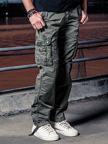 men's cotton military cargo pants