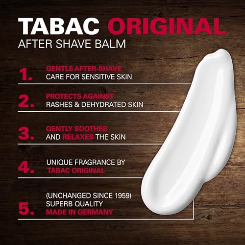 Image of Tabac Original After Shave Balm for Men | Cooling & Soothing Post Shave Care | 75ml