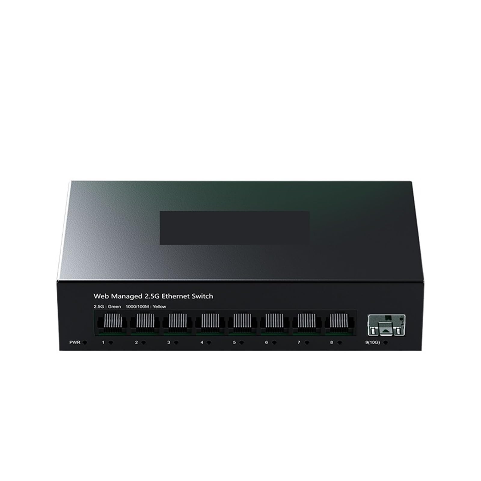 Switch 2.5Gb Switch di Rete 2.5G a 8 Porte Slot 10G S/F-P+ Uplink Splitter Ethernet gestito(E/.U Adapter)