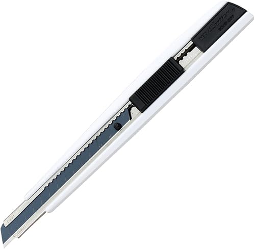 NT Cutter Ultra Sharp Cuchillo de Hoja de Utilidad, Negro y Blanco (MNCR-A1)