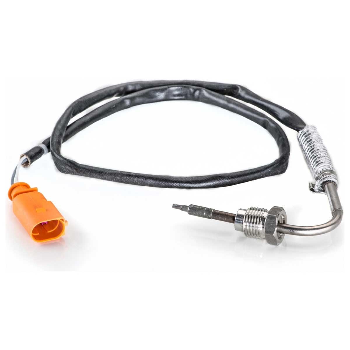 HELLA 6PT 014 494-311 Sensore, Temperatura gas scarico, 2a... poli, avvitato, Cavo 660mm | Compatibile con: VW BEETLE, BEETLE Cabriolet, GOLF VI, GOLF VI Van