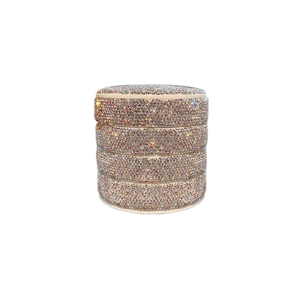 CVHfhjTG jewellery box, Jewelry Box Diamond Case, Large Storage, Organizer for Earrings Necklace Bracelet Women Girls