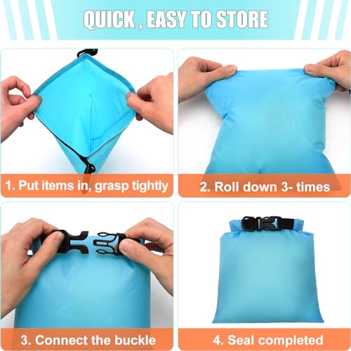6 Pack Bolsas Secas Impermeables, Ultimate Dry Sack, Multicolor miniatura 6