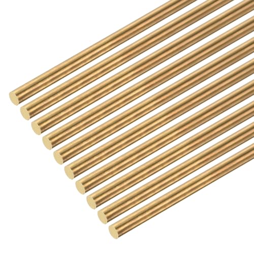 Produktbild von 30er Pack Messingstangen Von DMiotech – Massive Rundstäbe 2 Mm X 300 Mm, Ideal Für DIY, Modellbau, Drehbankarbeiten Und Schweißprojekte