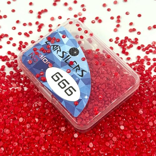 Diamond Painting Beads 666,Diamonds Painting Accessories Replacement for Missing Drills,Diamond Beads Replacement Drills Gems Stones,Round,About 3500pcs