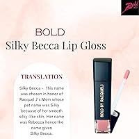 Vista 4 de Brillo de labios rosa suave – Brillo no pegajoso, hidratante y de larga duración, libre de crueldad animal Silky Becca