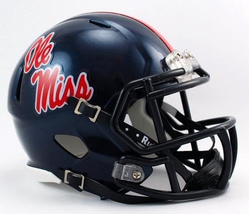 Riddell Miniature Ncaa Speed Helmet Ole Miss