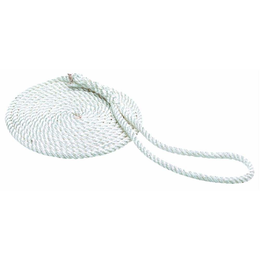 Boating Accessories New SEACHOICE Nylon Dock LINE WH 3/8X25 Clam SCP 42531