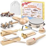 E-SMARTER Kids Musical Instruments 14pcs, Montessori Musical Toys Maracas, Percussion Instruments Music Enlightenment, Musical Toys for Boys and Girls, Kids Birthday Gift