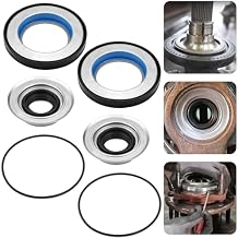Front Axle Knuckle Tube Seal Kit for 2005-2019 Ford F250 F350 F450 F550 with Dana Super 60, #2017426 Inner Knuckle Seals, #2014835 Outer Tube Oil Seals, #54983 Vacuum Seal O-Rings, 6PCS