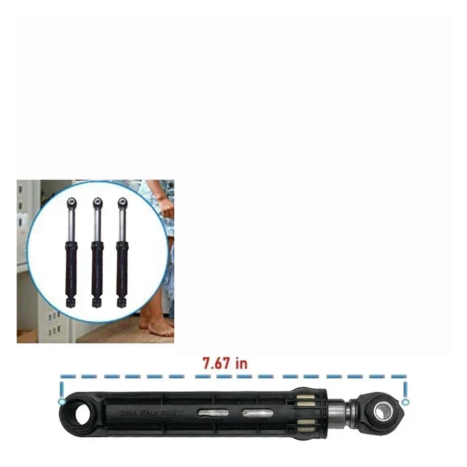 Compatible Con Bosch, Juego De Amortiguadores 3 Piezas