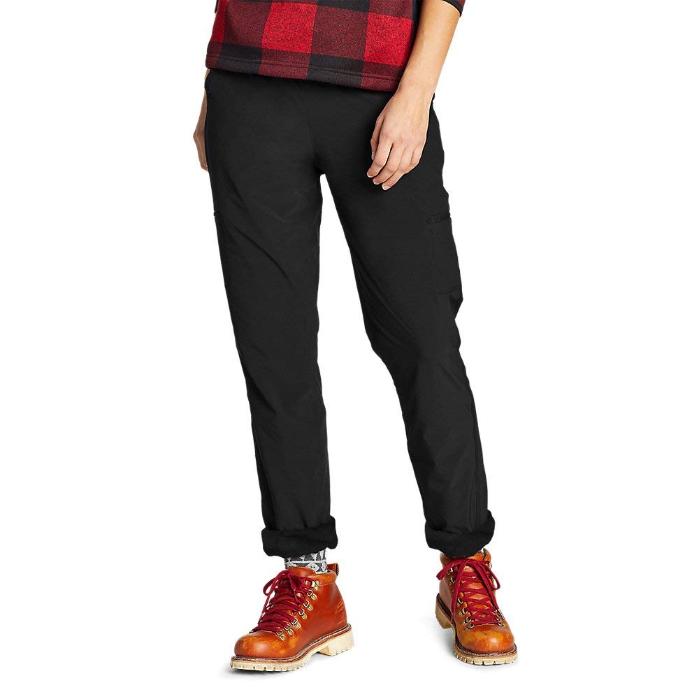 Eddie Bauer Womens Polar Fleece-Lined Pull-On Pants