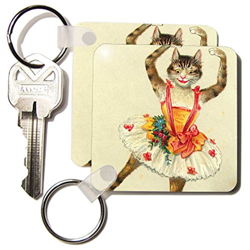 Porte-clés chat ballerine KC 172506 Tnmpastperfect animaux pour clés et sac