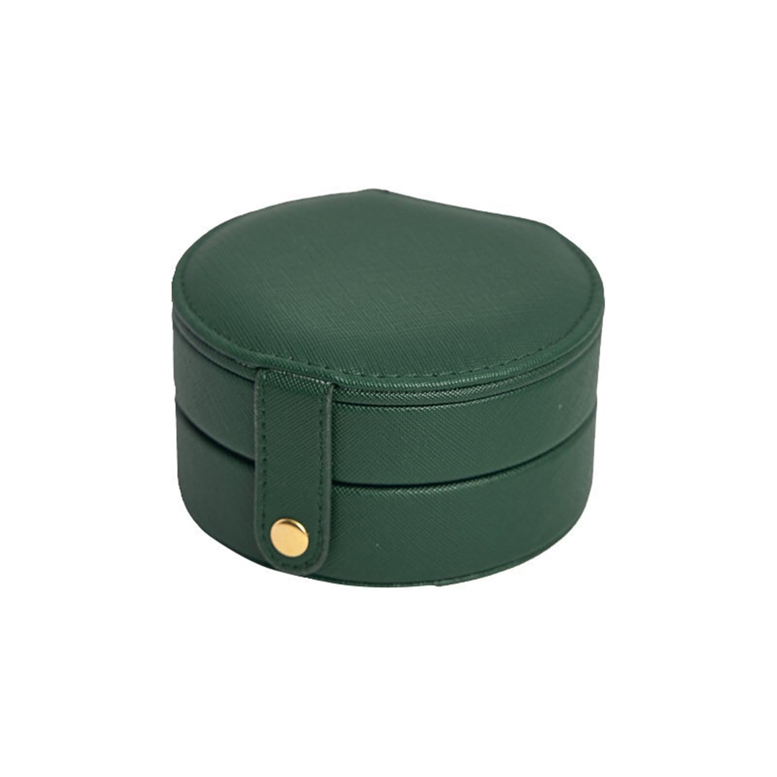 Shihan-2015 Jewelry Organizer Jewelry Travel Case Leather Jewellry Organizer Box For Rings Earrings Necklaces Jewelry Storage Case(Green)