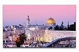 Paul Sinus Art Bilder XXL Jerusalem 120x70cm Wandbild auf Leinwand