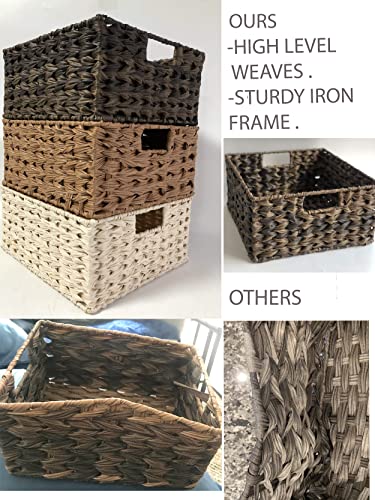 Home Fresh 6 Pack Baskets For Pantry Storage Kitchen Baskets For Storage Pantry Baskets For Storage Pantry Baskets Organization And Storage Wicker Baskets 13X12X6 Ich.white #TOP3