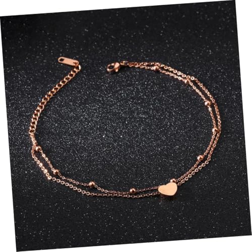 Tobillera inoxidable SOIMISS pack de 3 piezas de joyería para mujer 6