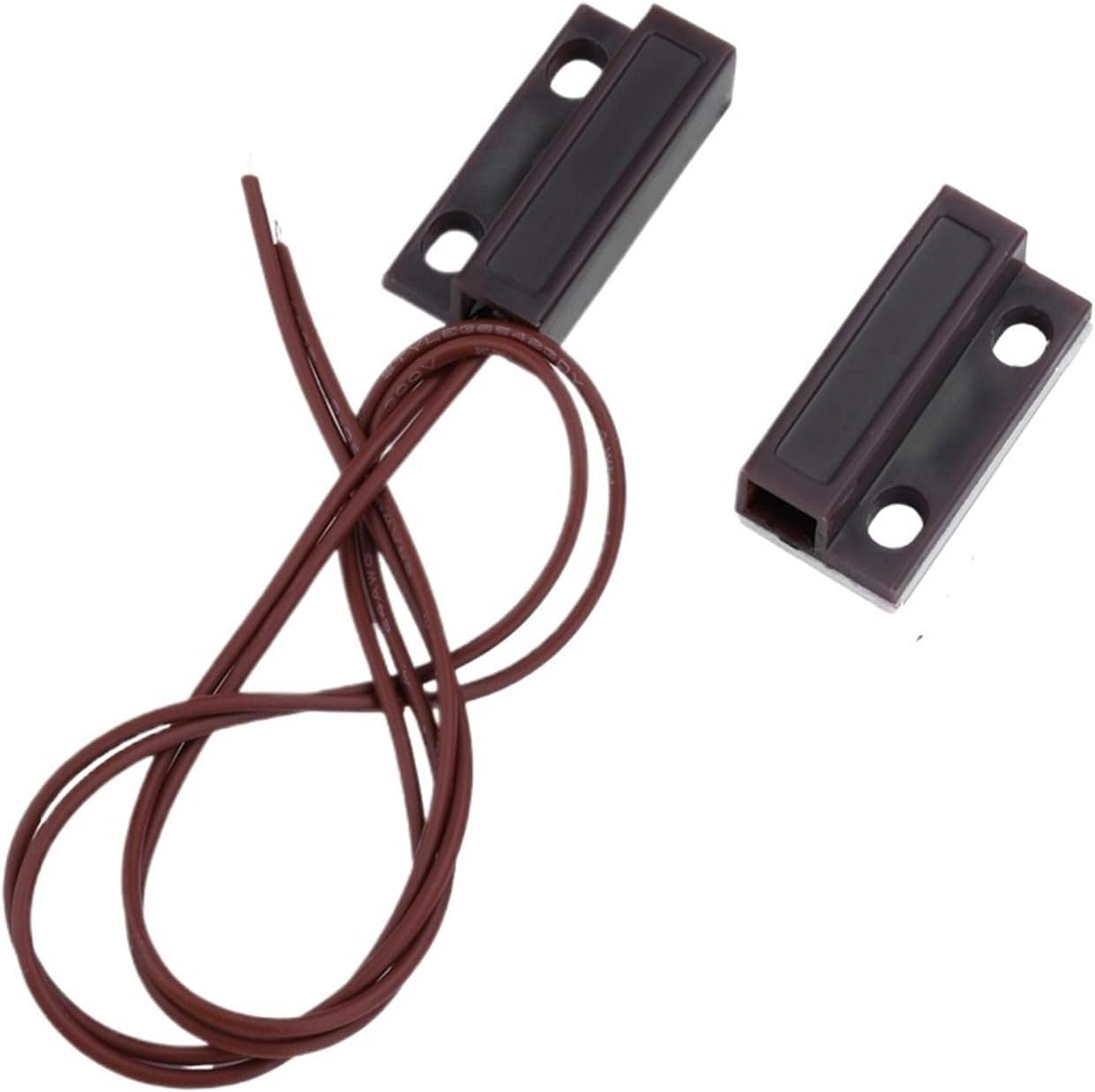 1pcs MC-38 Wired Door and Window Sensor Detector Magnetic Switch NC/NO, Suitable for Home Security Alarm System(Normally Closed)