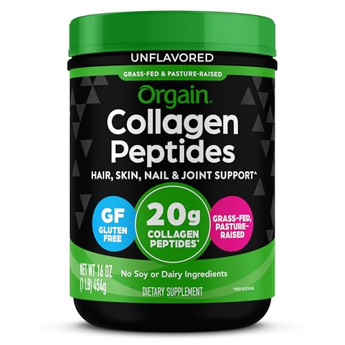 30% coupon - ★Orgain Hydrolyzed Collagen Peptides Powder, 16oz