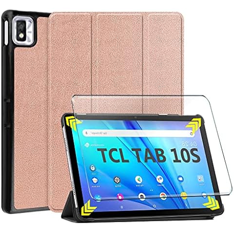 Tasch HYMY Funda para TCL Tab 10S con Vidrio Templado Cover