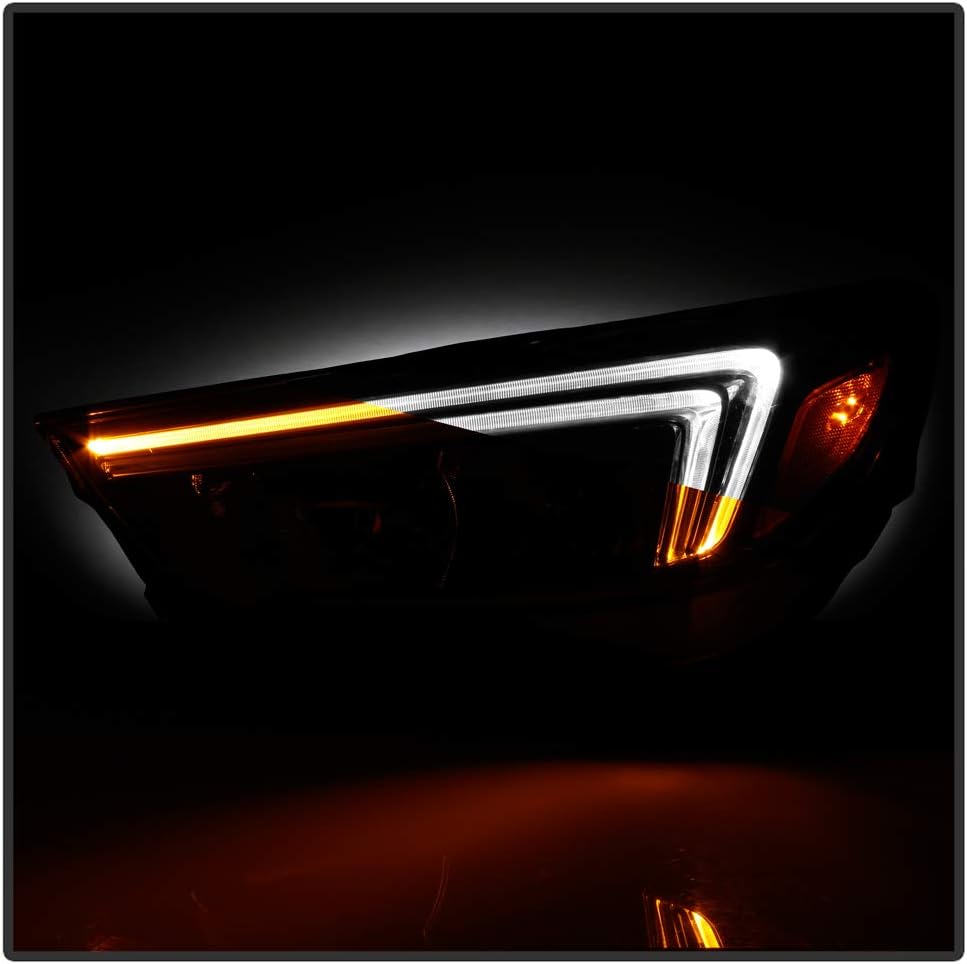 ACANII - For [Halogen Model] 2017-2022 Buick Encore LED DRL Headlights Headlamps Set Assembly Driver & Passenger Side