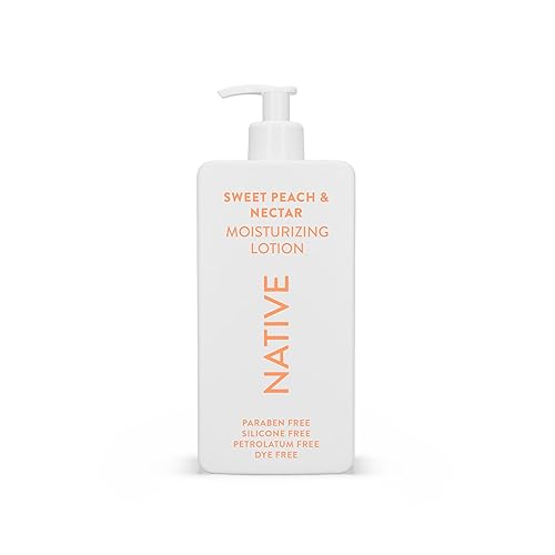 Native Body Lotion Contains Naturally Derived Plant-Based Moisturizers for Women and Men | Restores Dry Skin, Peach & Nectarine, 16.5 fl oz - Sweet Peach & Nectar