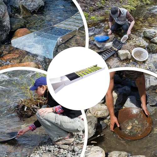 Kit de panning doré équipement de prospection de roche complet de 10 pièces