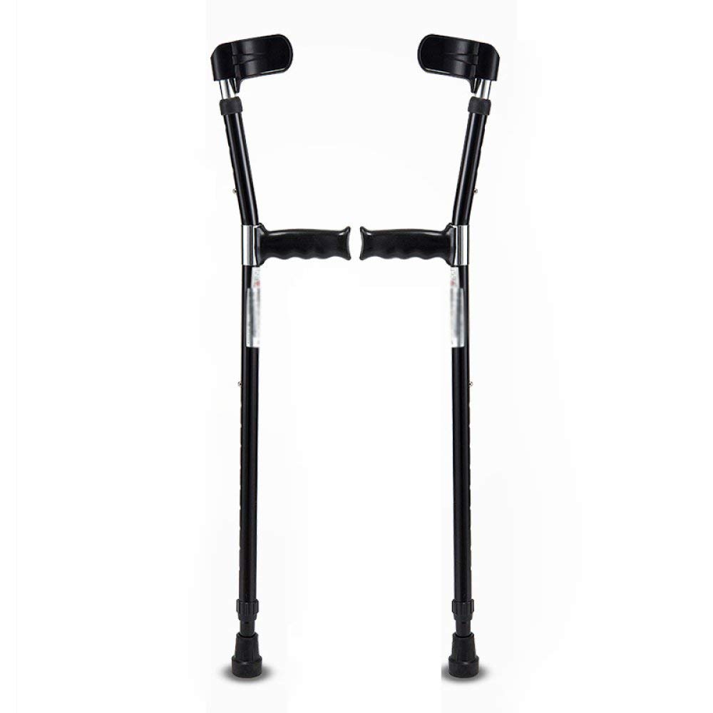 muletas - muletas de Codo de aleación de Aluminio - muletas para discapacitados - bastón Antideslizante - muletas para Axilas - Andador retráctil, muleta, par Beautiful Scenery