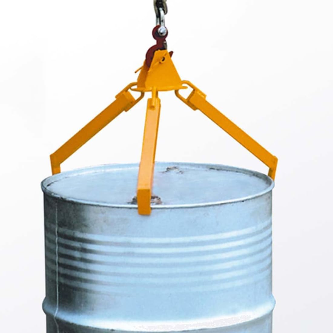 SaryEdge Vertical Drum Lifter for 30-55 Gallon Drums - Durable Alloy Steel Barrel Hook Spreader - 1100 LBS Capacity Drum Lifting Clamp，B，B
