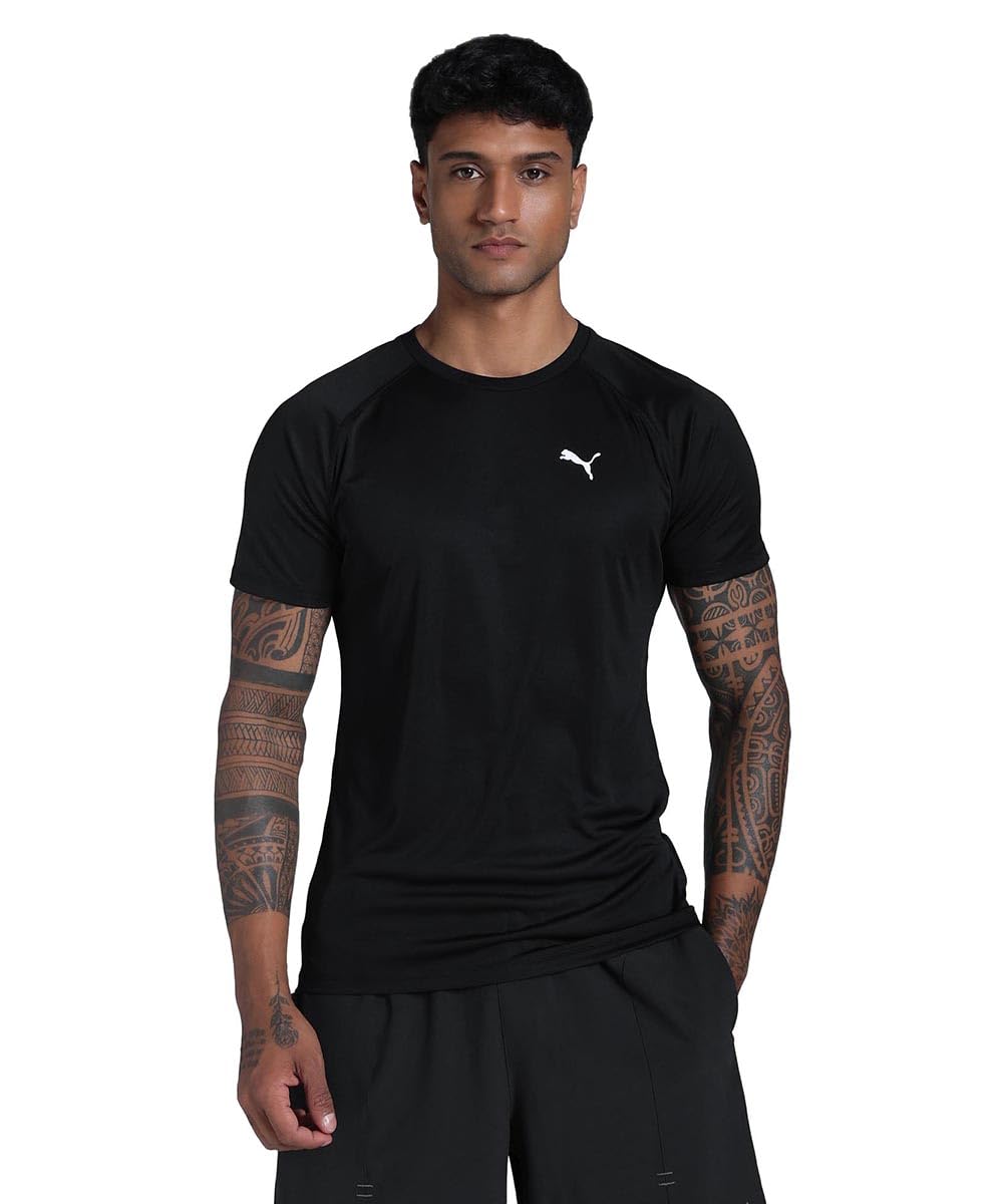 Puma Men's Solid Slim Fit T-Shirt-picture-17